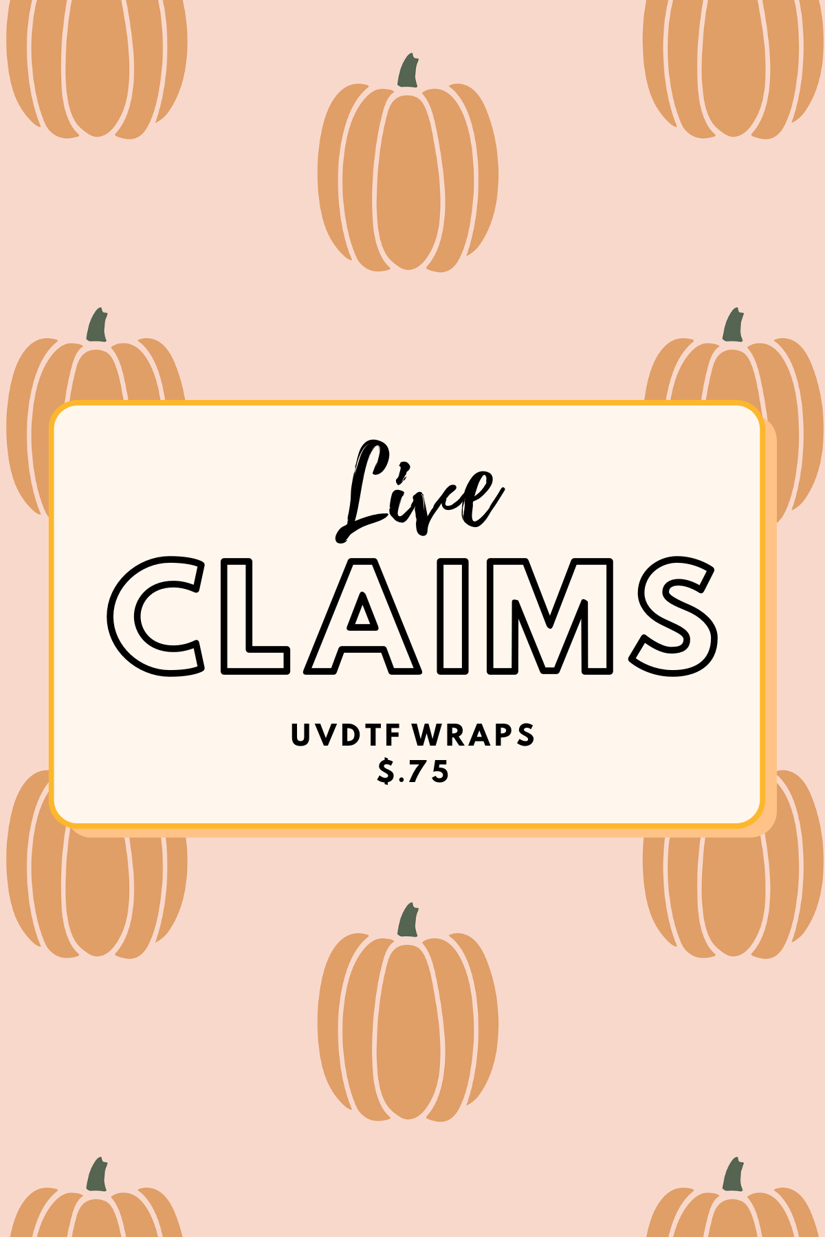 LIVE CLAIMS - UVDTF CUP WRAPS