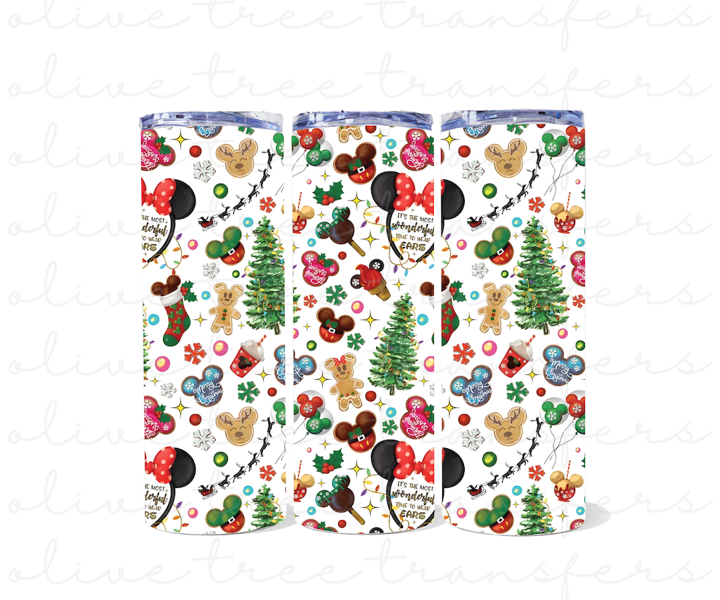 SUBLIMATION TRANSFER - Most Wonderful Time To Wear Ears