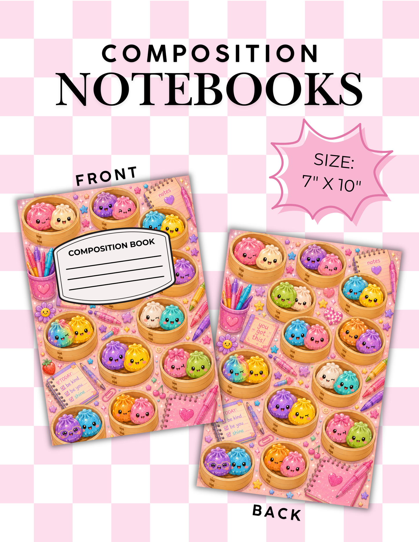 Composition Notebook Covers (Peel and Stick)