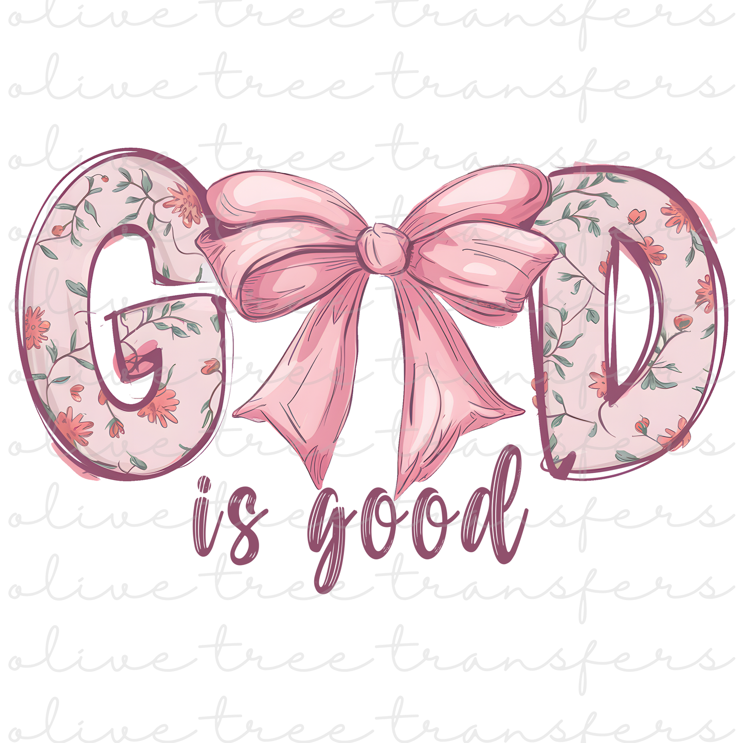 SUBLIMATION TRANSFER - God Is Good