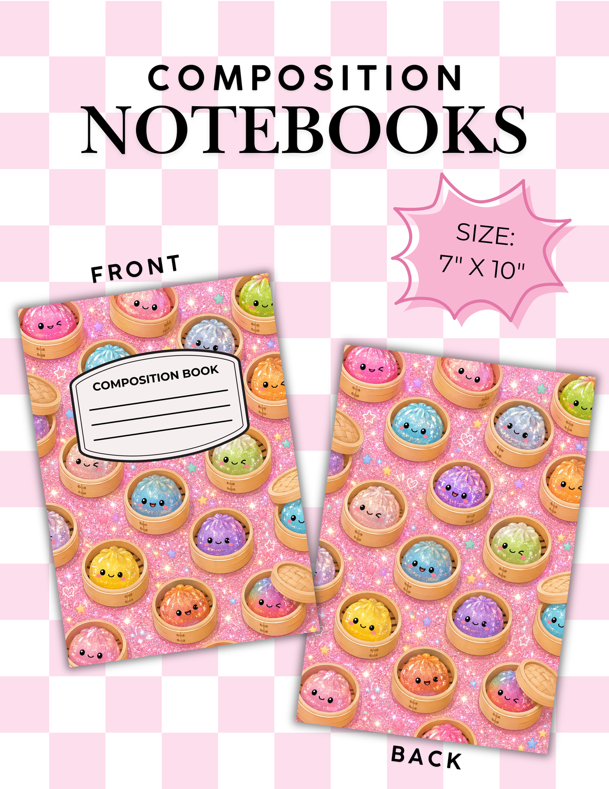 Composition Notebook Covers (Peel and Stick)