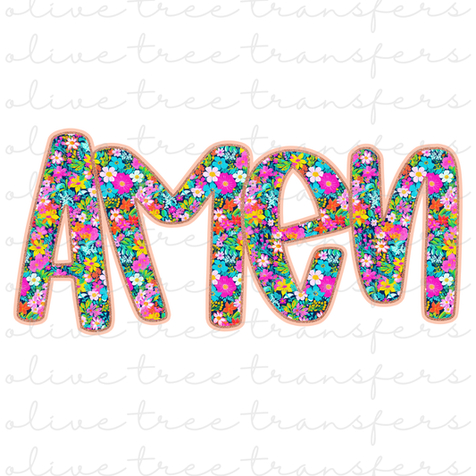 SUBLIMATION TRANSFER - Amen