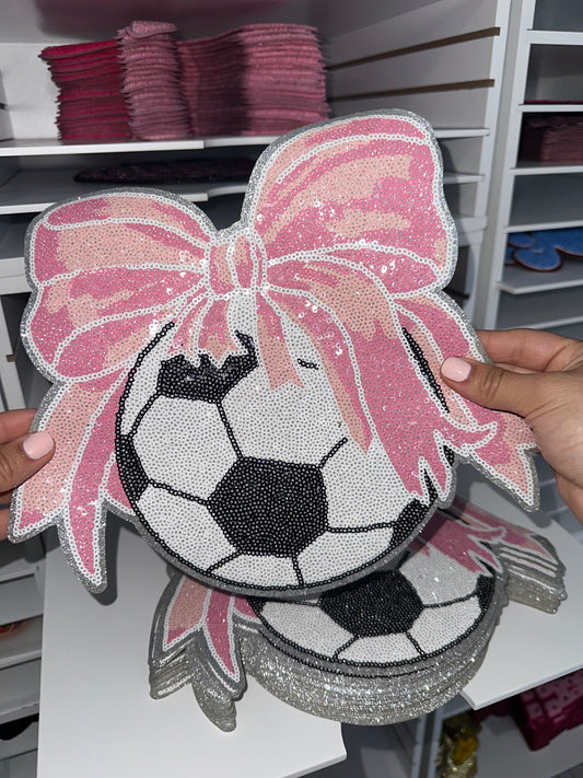 Soccer Sequin Patch