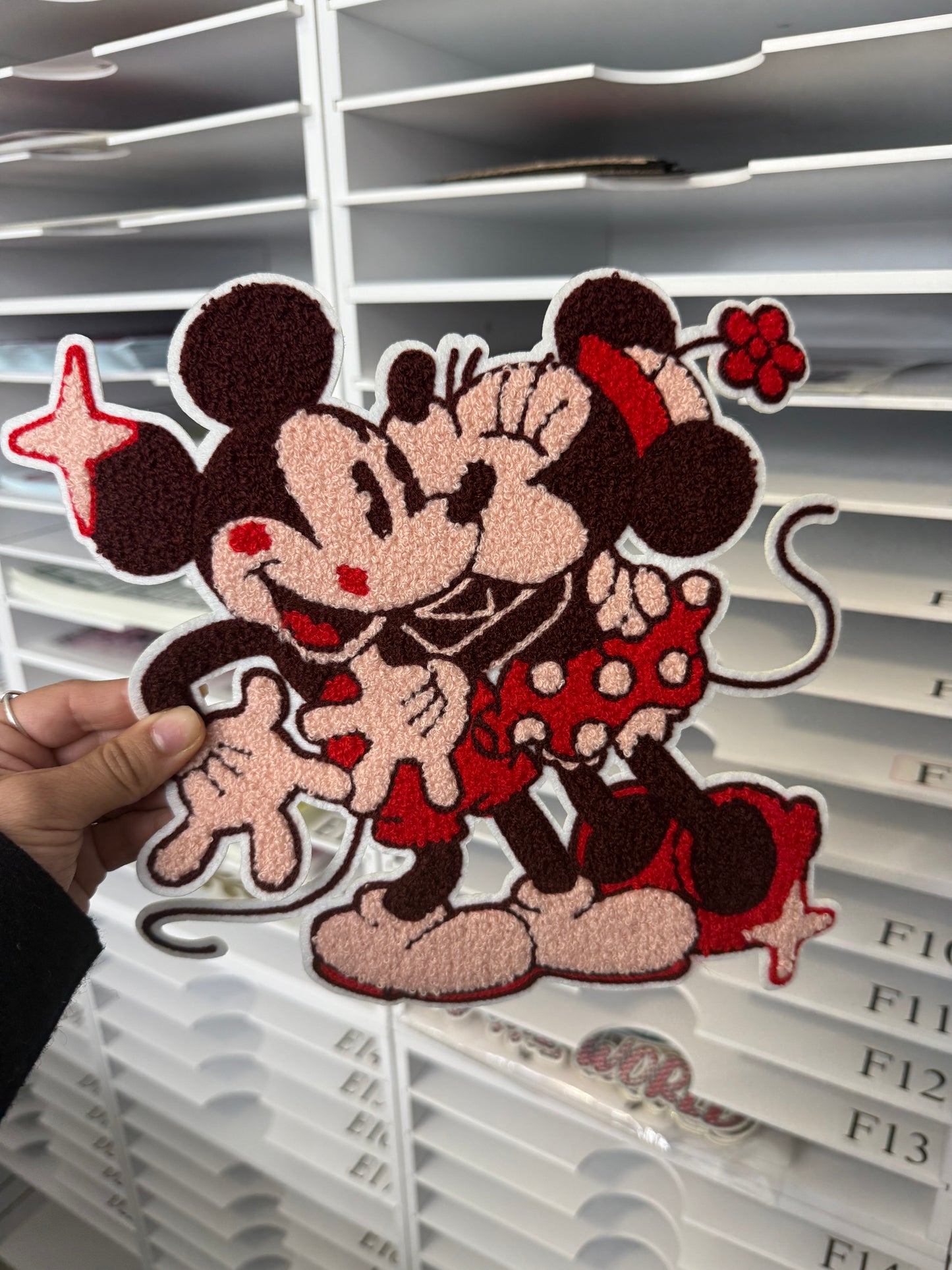 Vintage Mouse Valentine Patch