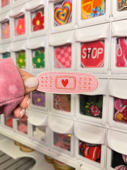 Pink Bandage | Embroidered Patch
