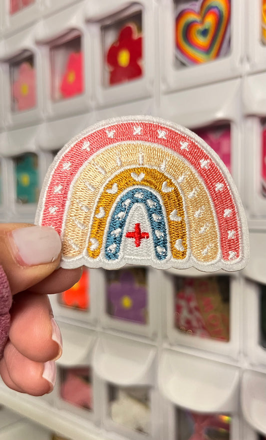 Pastel Rainbow | Embroidered Patch