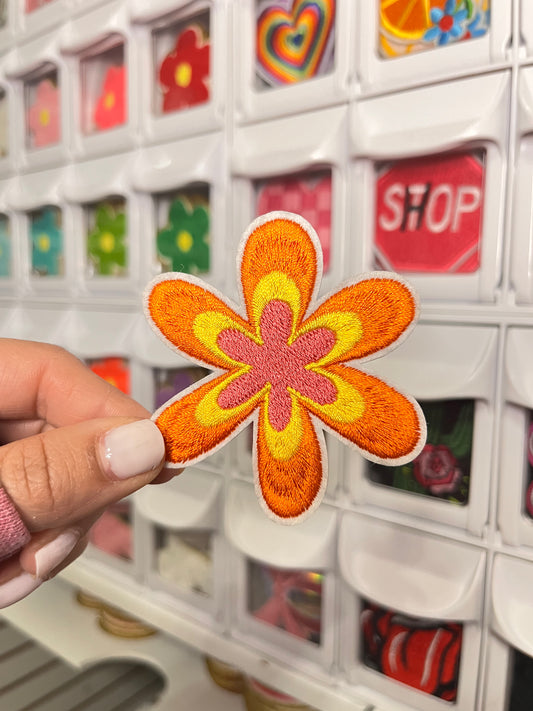 Hippie Flower | Embroidered Patch