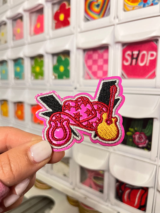 Lightning Bolt Cowgirl Theme | Embroidered Patch