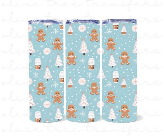 SUBLIMATION TRANSFER -Gingerbread and Trees